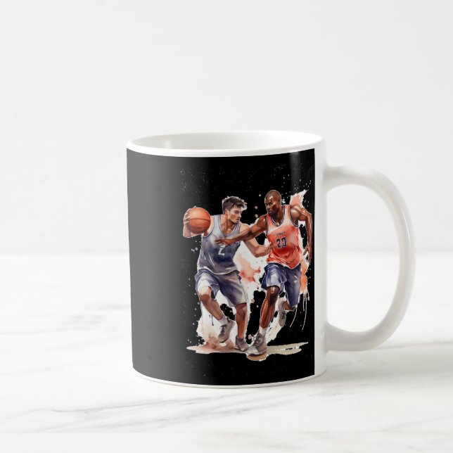 Basketball Players  Coffee Mug (Right)