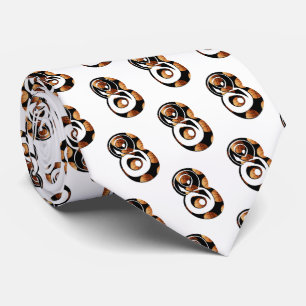 Basketball Players Number Eight With Basketballs,  Tie