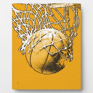 Basketball Pop Art Plaque