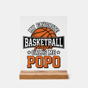 Basketball Popo Drôle Vintage Sports Design_1