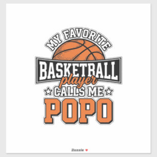 Basketball Popo Funny Vintage Sports Design_1