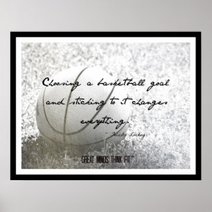 Basketball Poster with Quote 001