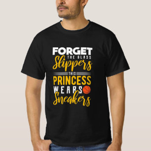 Basketball Princess Wears Sneakers T-Shirt