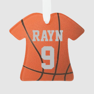 Basketball réaliste cool Nom et Numéro personnalis