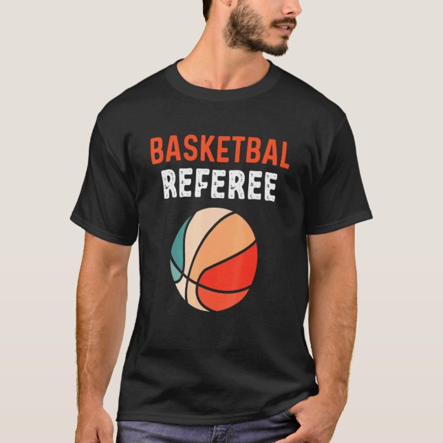 Basketball Referee Master Of The Rules Law Of Game T-Shirt (Front)