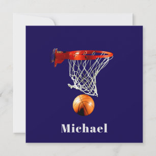 Basketball Remplacer par votre carte de nom