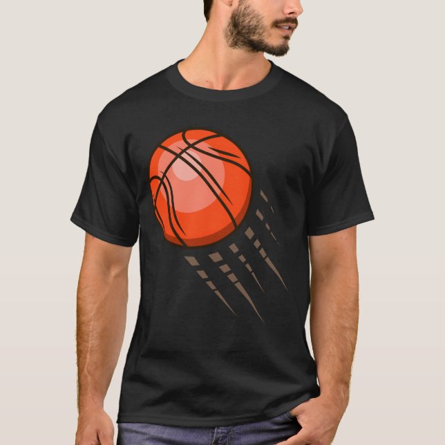 Basketball Retro Vibes Sports Lover Design retro T-Shirt (Front)