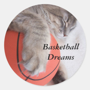 Basketball rêve autocollant