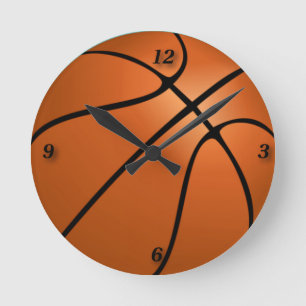 Basketball Round Clock