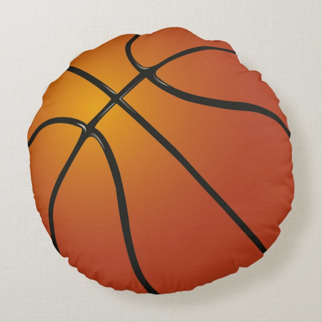 Basketball Round Pillow (Back)