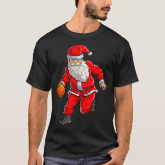 Basketball Santa Dribble Ball Christmas Boys Men S T-Shirt
