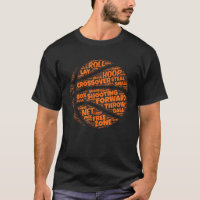 Basketball Sayings Quote Orange Typography Player 