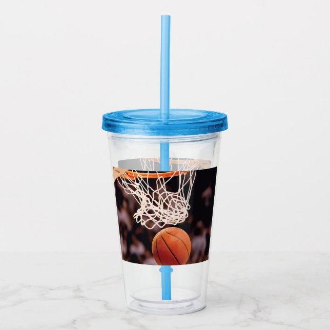 Basketball Scoring Acrylic Tumbler (Front)