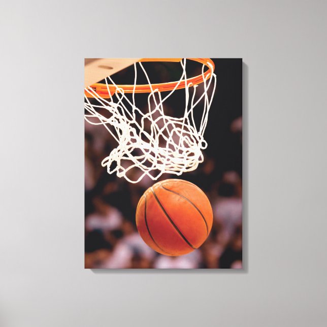Basketball Scoring Canvas Print (Front)