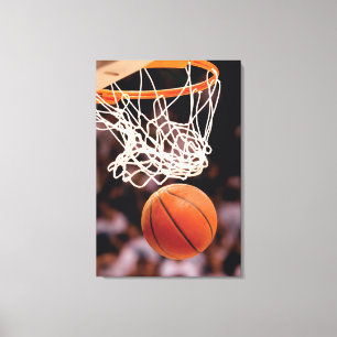 Basketball Scoring Canvas Print