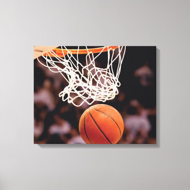 Basketball Scoring Canvas Print (Front)