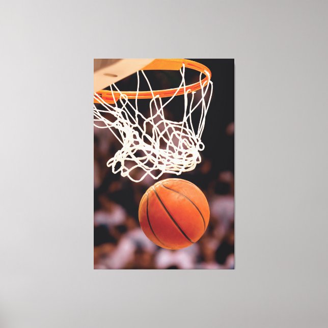 Basketball Scoring Canvas Print (Front)