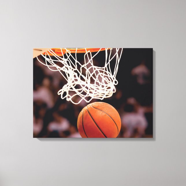 Basketball Scoring Canvas Print (Front)