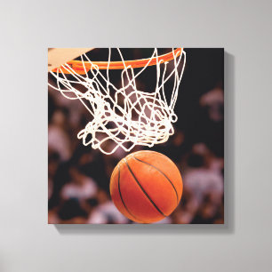 Basketball Scoring Canvas Print