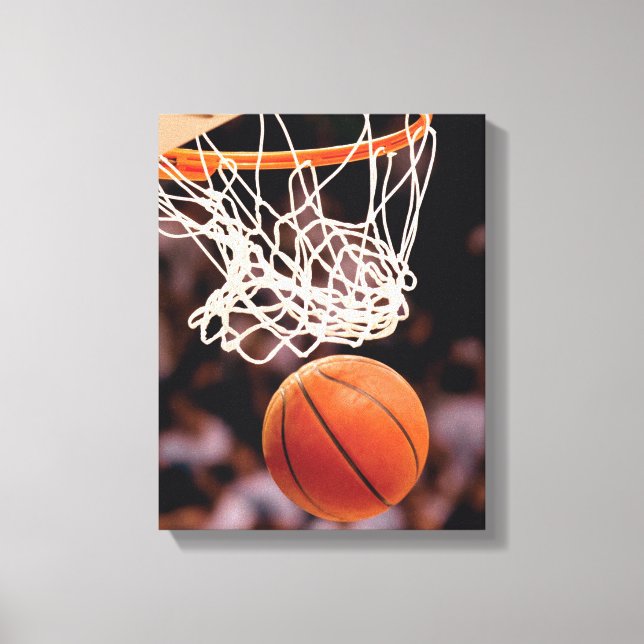 Basketball Scoring Canvas Print (Front)