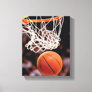 Basketball Scoring Canvas Print