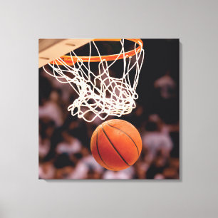 Basketball Scoring Canvas Print