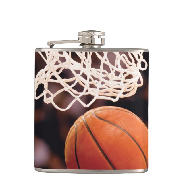 Basketball Scoring Hip Flask (Front)