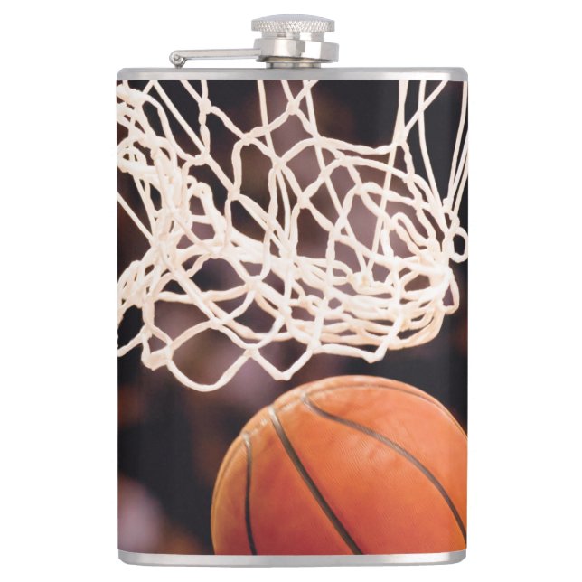 Basketball Scoring Hip Flask (Front)