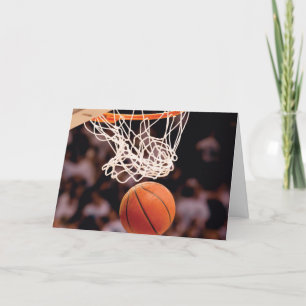 Basketball Scoring Holiday Card