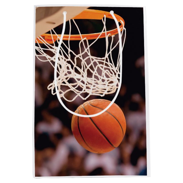 Basketball Scoring Medium Gift Bag (Front)
