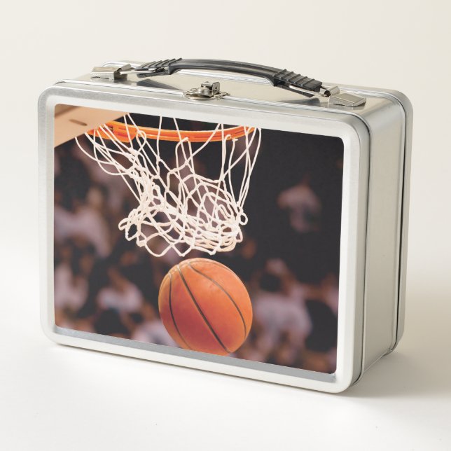 Basketball Scoring Metal Lunch Box (Front)