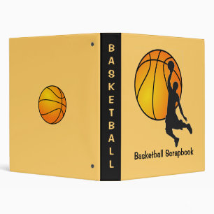 Basketball Scrapbook Binder