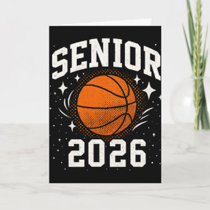Basketball Senior 2026 Cl Of 26 Player Boys Girls Card