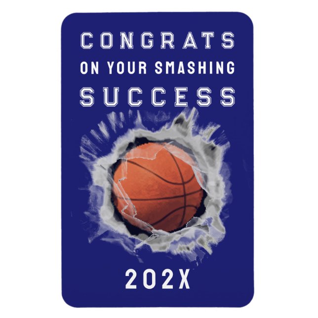 Basketball Senior 2026 Congrats Magnet (Vertical)