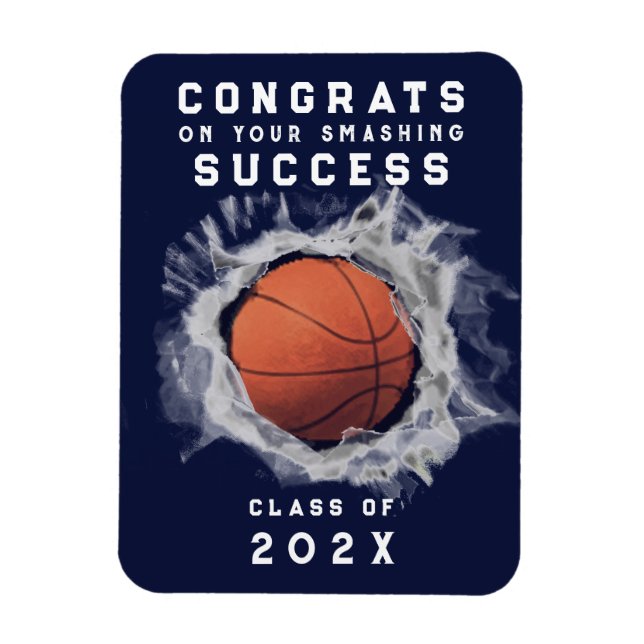Basketball Senior Night Magnet (Vertical)