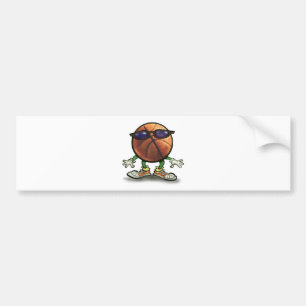 Basketball Shades Bumper Sticker