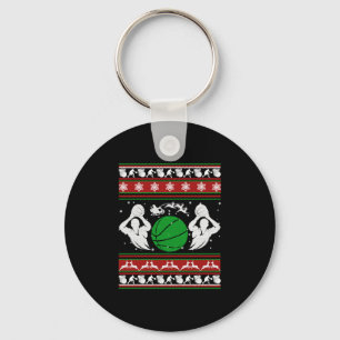 Basketball Shirts - Basketball Christmas Shirt Keychain