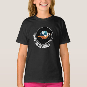 Basketball Shoot for the World My best globe T-Shirt