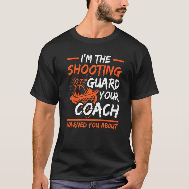 Basketball Shooting Guard  Basketball Player T-Shirt (Front)