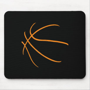 Basketball Silhouette Bball Player Coach Sports Ba Mouse Pad