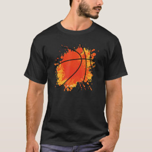 Basketball Silhouette Bball Player Coach Sports Ba T-Shirt