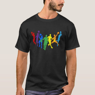 Basketball Silhouette Players Player Silhouettes T-Shirt