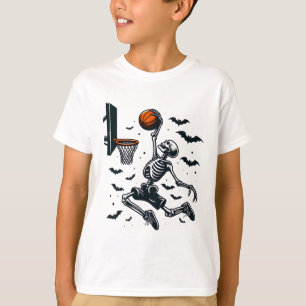 Basketball Skeleton Halloween Skeleton Basketball  T-Shirt
