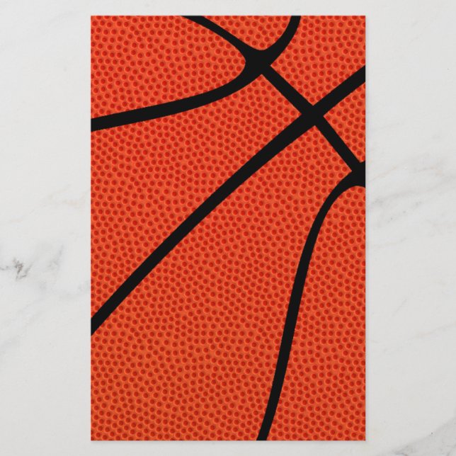 Basketball Skin Stationery Paper (Front)