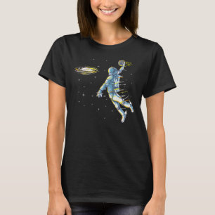 Basketball Slam Dunk Astronaut Space  T-Shirt