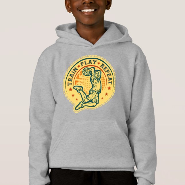 Basketball Slam Dunk Design Vintage (Devant)