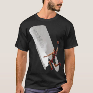 Basketball Slam Dunk Graphic T-Shirt