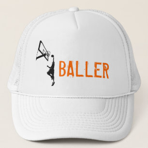 Basketball Slam Dunk Silhouette Trucker Hat