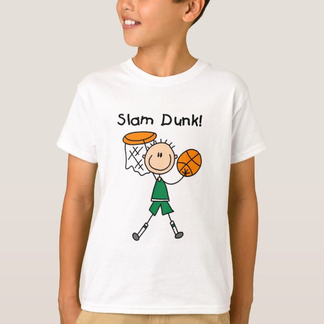 Basketball Slam Dunk T-shirts and Gifts (Front)