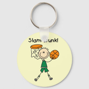 Basketball Slam Dunk T-shirts and Gifts Keychain